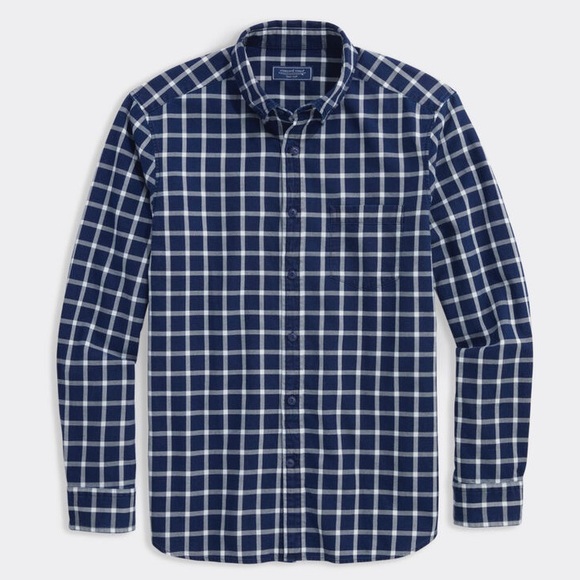 Vineyard Vines Other - Vineyard Vines - Men’s Button down - Cotton Twill Indigo Check Shirt - NWT